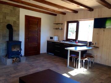 Фото номера Дом с 2 спальнями Дома для отпуска Holiday House Strawberry г. Друскининкай 33