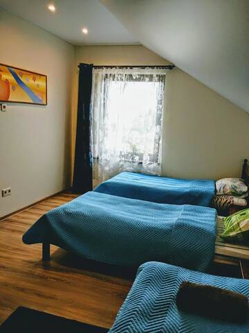 Фото номера Дом с 3 спальнями Дома для отпуска Holiday House Strawberry г. Друскининкай 7