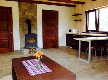 Фото номера Дом с 2 спальнями Дома для отпуска Holiday House Strawberry г. Друскининкай 15