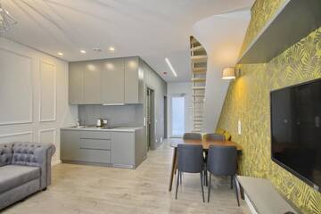 Фото номера Двухуровневые апартаменты Апартаменты Nikolas Apartamentai - Birstono 7 г. Друскининкай 23