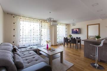 Фото номера Апартаменты с балконом Апартаменты Violetos Lux Apartamentai г. Друскининкай 22