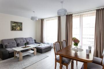Фото номера Апартаменты с балконом Апартаменты Violetos Lux Apartamentai г. Друскининкай 4