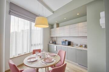 Фото номера Номер-студио с балконом Апартаменты Korio Apartments, Druskininkai г. Друскининкай 4