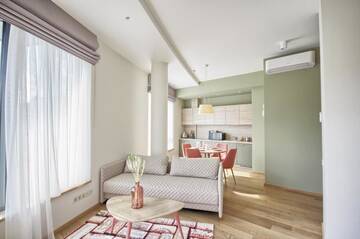 Фото номера Номер-студио с балконом Апартаменты Korio Apartments, Druskininkai г. Друскининкай 7