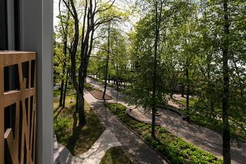 Фото номера Апартаменты с 1 спальней Апартаменты Korio Apartments, Druskininkai г. Друскининкай 3