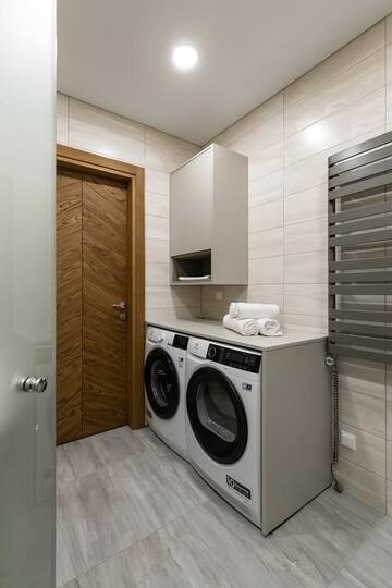 Фото номера Апартаменты с 1 спальней Апартаменты Korio Apartments, Druskininkai г. Друскининкай 6