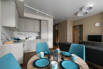 Фото номера Апартаменты с 1 спальней Апартаменты Korio Apartments, Druskininkai г. Друскининкай 17