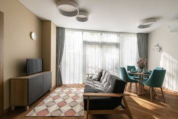 Фото номера Апартаменты с 1 спальней Апартаменты Korio Apartments, Druskininkai г. Друскининкай 21