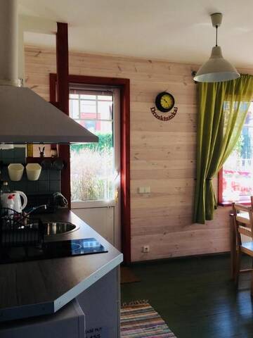 Фото номера Апартаменты с террасой (для 2-3 взрослых) Апарт-отели Guest House Mr Fox г. Друскининкай 12