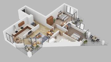 Фото номера Апартаменты с 2 спальнями Апартаменты Medunos apartamentai г. Друскининкай 7
