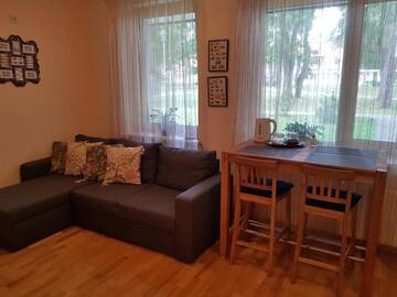 Фото номера Апартаменты с 1 спальней Апартаменты AQUA Apartamentai prie AQUA PARKO г. Друскининкай 23
