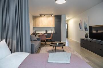Фото номера Апартаменты Делюкс Апарт-отели Apartments Laisve г. Друскининкай 12