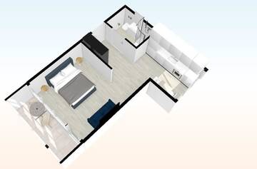 Фото номера Апартаменты с 1 спальней Апартаменты Ice apartment г. Друскининкай 95