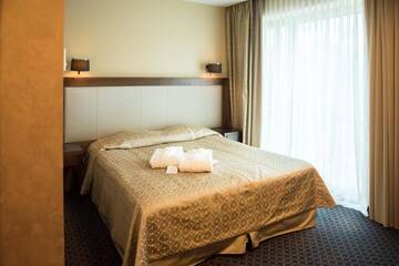 Фото номера Одноместный номер с доступом в спа-центр Отель Grand SPA Lietuva Hotel Druskininkai г. Друскининкай 3