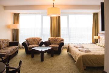 Фото номера Полулюкс с доступом в спа-центр Отель Grand SPA Lietuva Hotel Lietuva г. Друскининкай 3