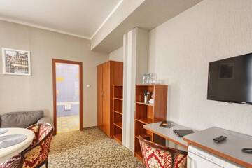 Фото номера Роскошный четырехместный номер Отель Inza Hotel г. Друскининкай 7